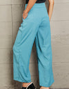 Wide Leg Buttoned Pants