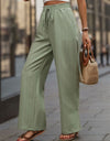 High Waist Wide Leg Pants