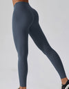 Slim Fit Wide Waistband Sports Leggings