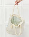 Justin Taylor Picnic Date Tassel Tote Bag