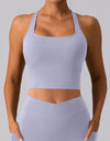 Square Neck Racerback Cropped Tank