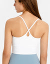 Crisscross Back Scoop Neck Sports Cami