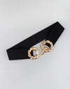 Zinc Alloy Buckle Elastic Belt