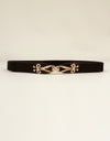 Alloy Buckle Elastic Belt