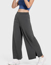 Slit Wide Leg Active Pants