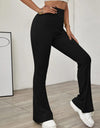 High Waist Flare Leg Pants