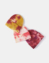 Tie-Dye Cuffed Rib-Knit Beanie Hat