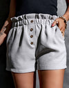 Paperbag Shorts with Pockets