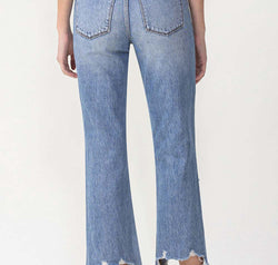 Lovervet High Rise Distressed Straight Jeans
