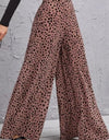 Animal Print High-Rise Culottes