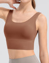 Scoop Neck Wide Strap Active Tank