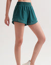 Smocked Waist Sports Shorts