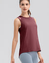 Round Neck Wide strap Active Tank