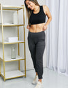 Leggings Depot Full Size Wide Waistband Cropped Joggers