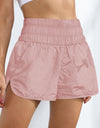 Breathable Smocked Sports Shorts