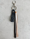 Genuine Leather Tassel Keychain