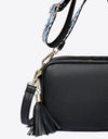 PU Leather Tassel Crossbody Bag