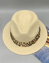 Short Brim Jute Cloth Hat