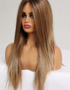 13*2" Lace Front Wigs Synthetic Long Straight 26'' 150% Density