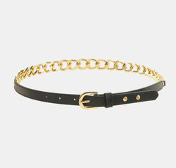 PU Leather Chain Belt
