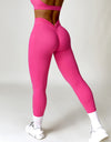 Ruched Pocketed High Waist Active Leggings