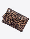 Leopard PU Leather Clutch