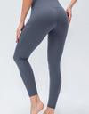 Breathable Wide Waistband Active Leggings with Pockets