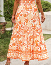 Floral Smocked Tiered Maxi Skirt