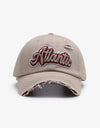 ATLANTIC Graphic Distressed Baseball Cap