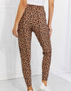 Leggings Depot Full Size Spotted Downtown Leopard Print Joggers