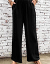 Double Take Elastic Waist Straight Leg Pants with Pockets