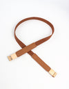 PU Elastic Skinny Belt