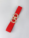 Zinc Alloy Buckle Elastic Belt