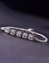 5 Carat Moissanite Lobster Clasp Bracelet