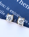 Moissanite 925 Sterling Silver Stud Earrings