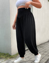 Plus Size Wide Waistband Joggers