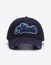 ATLANTIC Graphic Distressed Baseball Cap