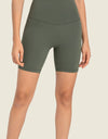 Seamless High-Rise Wide Waistband Biker Shorts