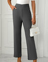 High Waist Pants with Pockets