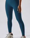 Wide Waistband Slim Fit Back Pocket Sports Leggings