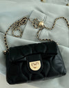 PU Leather Adjustable Chain Crossbody Bag