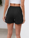 Drawstring Elastic Waist Shorts with Pockets