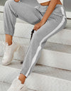 Side Stripe Joggers with Pockets