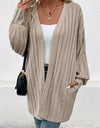 Open Front Cardigan with Pockets