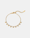 Zircon 18K Gold-Plated Stainless Steel Bracelet