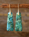 Copper Natural Stone Earrings