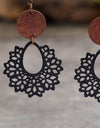 Geometric Cutout Dangle Earrings