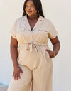 Petal Dew All In One Full Size Solid Jumpsuit