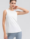 Round Neck Wide strap Active Tank