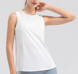 Round Neck Wide strap Active Tank